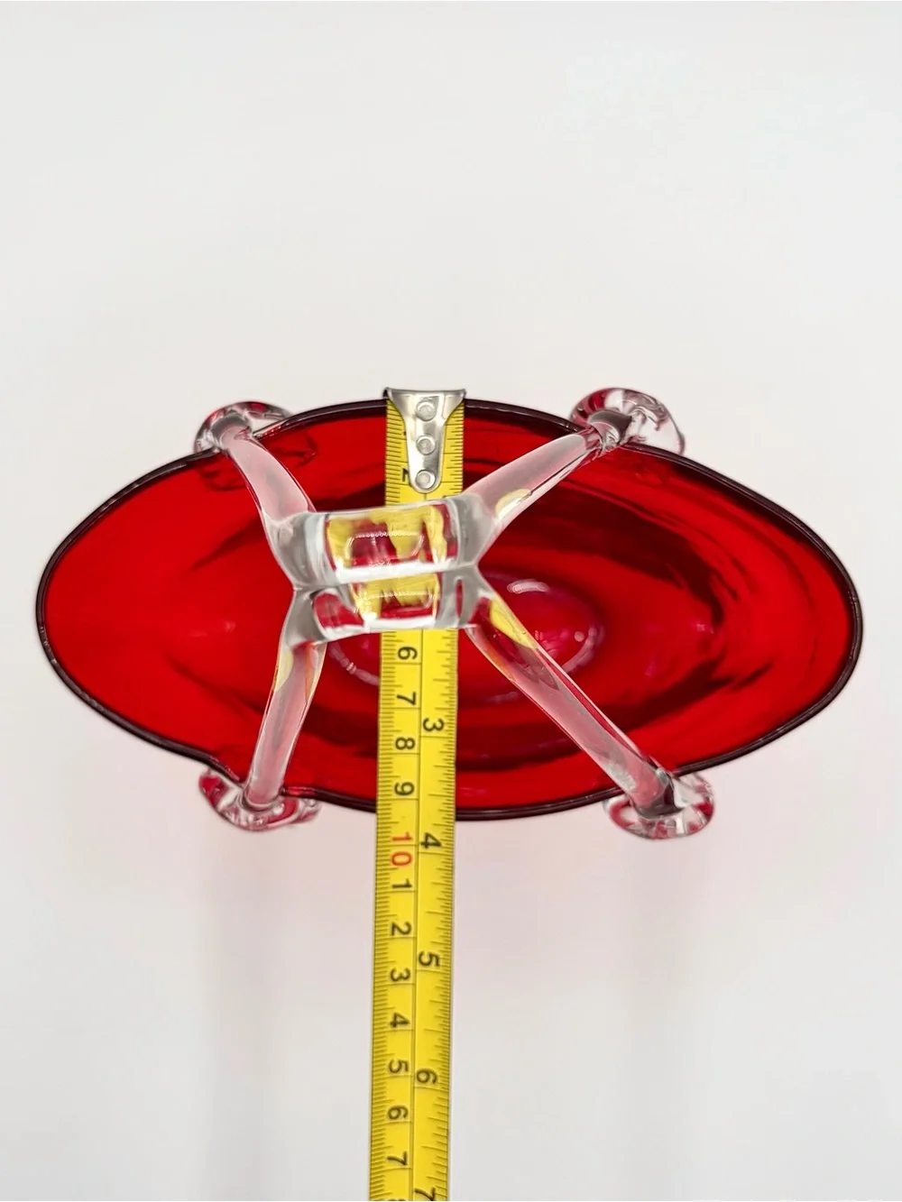 Design Society Ruby Red Glass Purse Vase